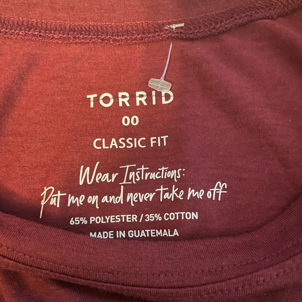 Torrid Tee 0X 00X (M/L) - Crew Classic Fit T-Shirt Top Trust Me You're Hilarious - Picture 5 of 5